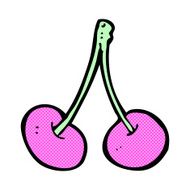comic cartoon cherries N2