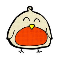 funny comic cartoon christmas robin