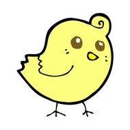 comic cartoon bird N11