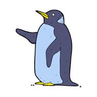 comic cartoon penguin N2