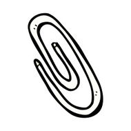 comic cartoon paperclip N2
