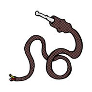 comic cartoon electrical lead