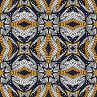 ethnic abstract hand-drawn seamless pattern N66