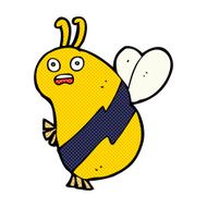funny comic cartoon bee N2