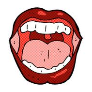 comic cartoon mouth N2