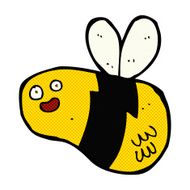comic cartoon bee N3