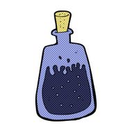 comic cartoon old ink pot