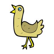 comic cartoon bird N14
