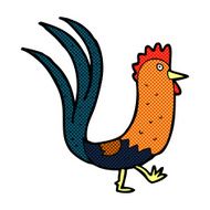 comic cartoon cockerel N2