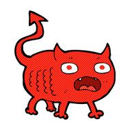 comic cartoon little imp