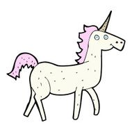 comic cartoon unicorn