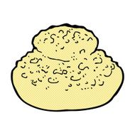 comic cartoon bread