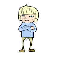 comic cartoon happy person