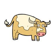 comic cartoon cow N2