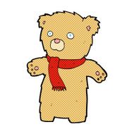 comic cartoon teddy bear N16