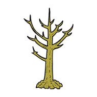 comic cartoon tree