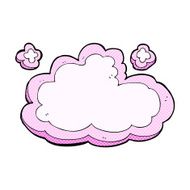 comic cartoon decorative cloud N2