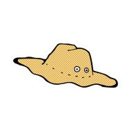 comic cartoon old australian hat