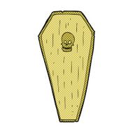 spooky comic cartoon coffin N2