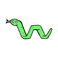 funny comic cartoon snake