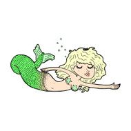 comic cartoon mermaid N3