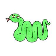 funny comic cartoon snake N2
