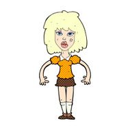 comic cartoon girl fight