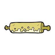 comic cartoon rolling pin