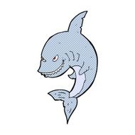 funny comic cartoon shark