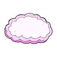 comic cartoon decorative cloud N3