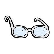 comic cartoon glasses N2