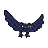 comic cartoon spooky vampire bat N2