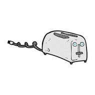 comic cartoon toaster
