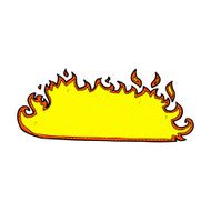 comic cartoon fire border N3