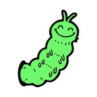 comic cartoon caterpillar