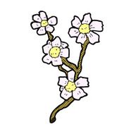 comic cartoon flowers N5