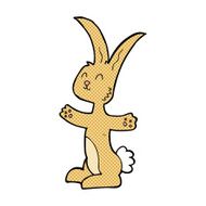 comic cartoon rabbit N4