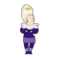 comic cartoon aristocratic woman