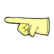 comic cartoon rubber glove N2
