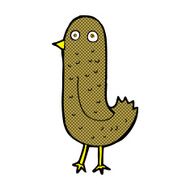 funny comic cartoon bird N2
