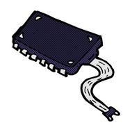 comic cartoon computer chip