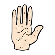 comic cartoon hand N3