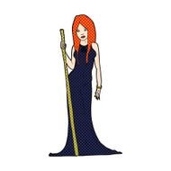 comic cartoon sorceress