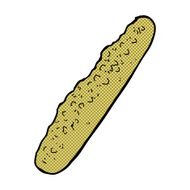 comic cartoon baguette