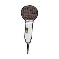 comic cartoon microphone N2