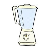 comic cartoon kitchen blender