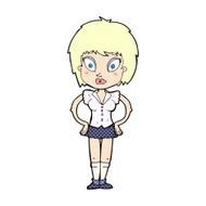 comic cartoon pretty girl N5