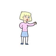 comic cartoon woman explaining N5
