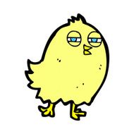 funny comic cartoon bird N7