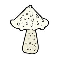 comic cartoon mushroom N2